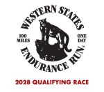 Western States 100 logo with cougar trophy